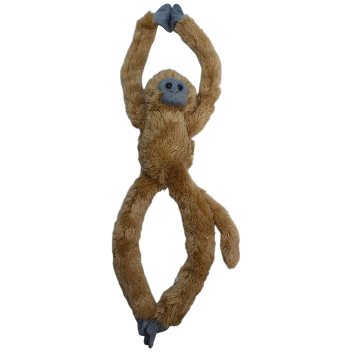 1239785 Wild Republic Gibbon Affe mit Klett Händen, hellbraun Kuscheltier Kumpel Leo Gebraucht