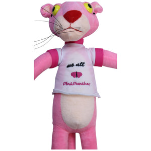 1239791 Unbekannt XL Pink Panther mit Shirt Plüschfigur Kumpel Leo Gebraucht Rosaroter Panther