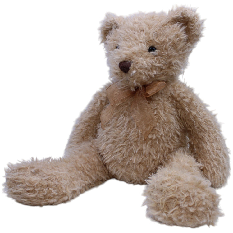 1239793 EBO Plüschtiere Superweicher Wuschelteddy mit Schleife, groß Kuscheltier Kumpel Leo Bär Gebraucht Teddy