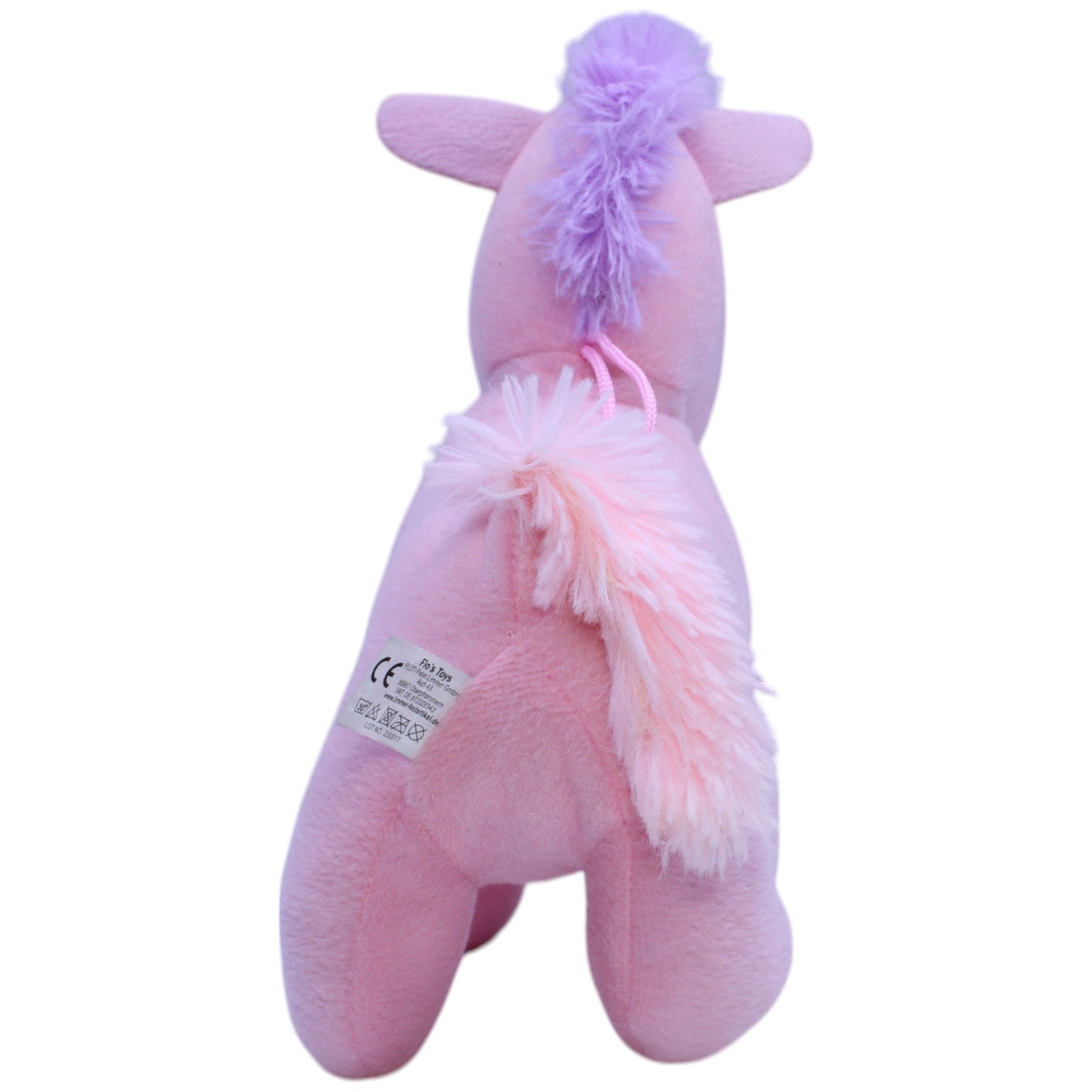 1239799 FLOTI Flos Toys, rosa Einhorn Kuscheltier Kumpel Leo Fantasy Gebraucht