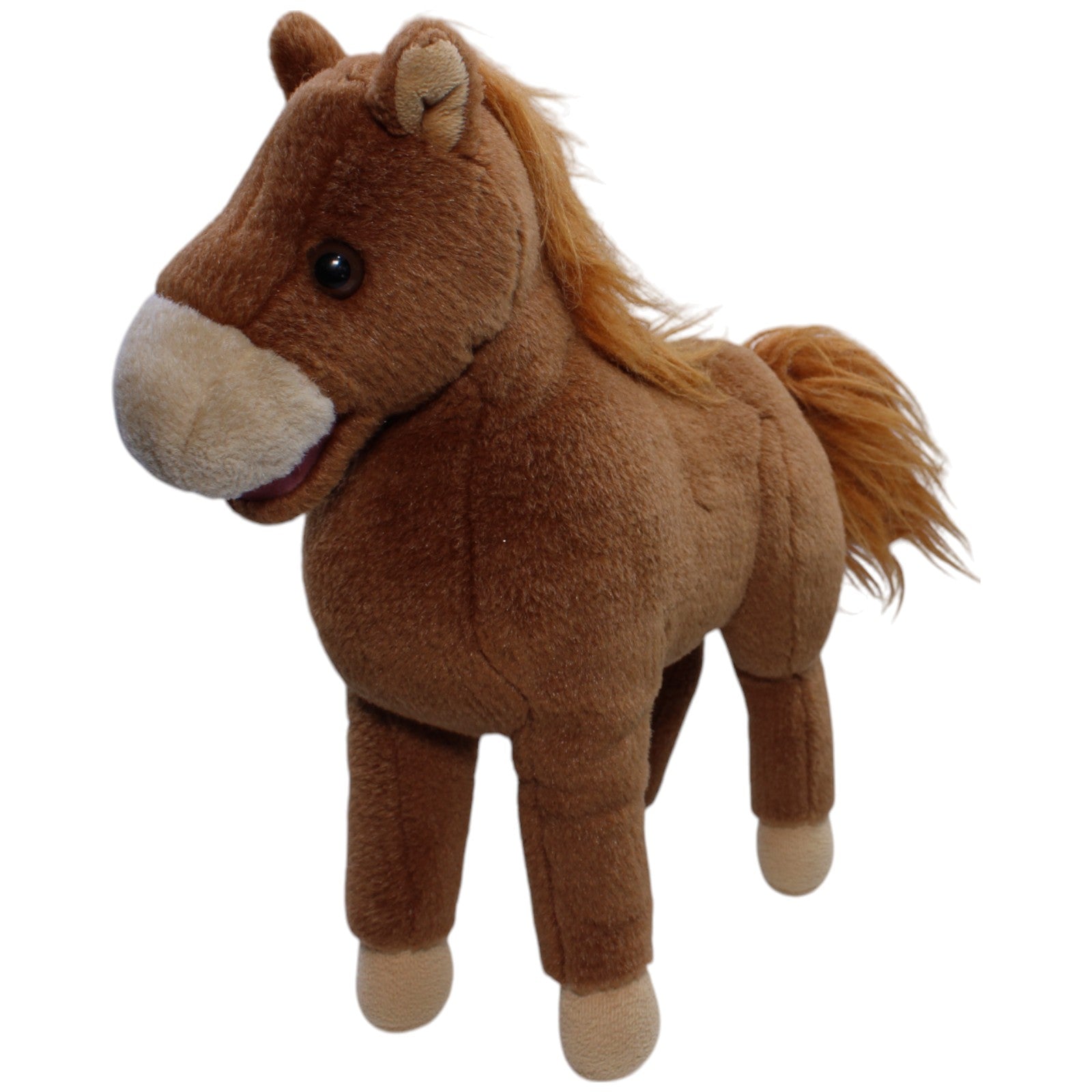 1239809 McDonald's XL Braunes Pferd Kuscheltier Kumpel Leo Gebraucht Pony Vintage