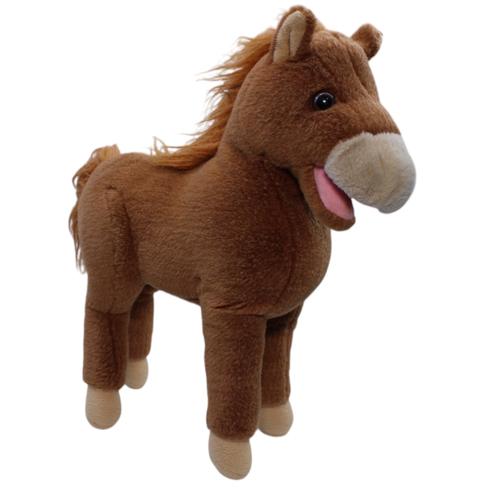 1239809 McDonald's XL Braunes Pferd Kuscheltier Kumpel Leo Gebraucht Pony Vintage