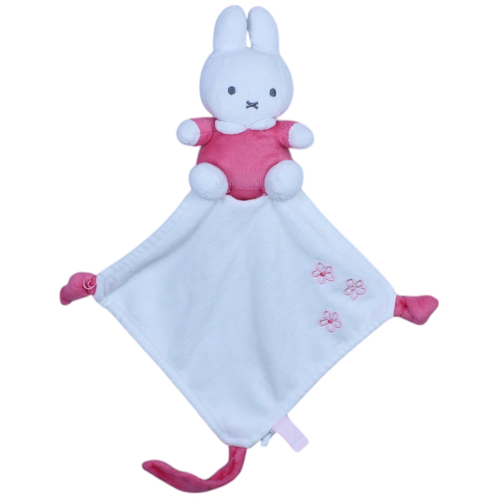 1239822 Nijntje Miffy, pink - weiß Schmusetuch Kumpel Leo Gebraucht Knuddeltuch Kuscheltuch