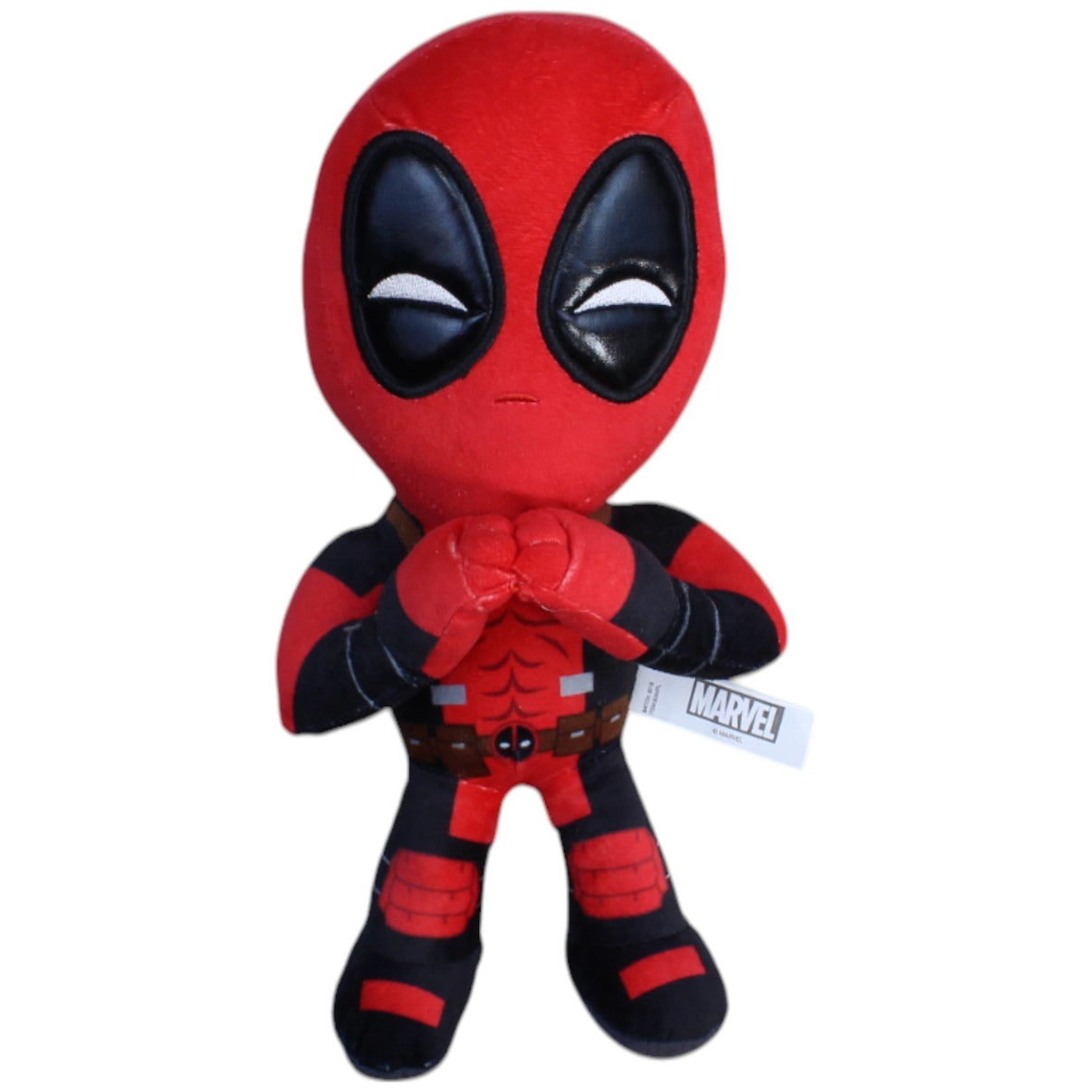 1239834 Whitehouse Leisure Deadpool mit Herz Händen Plüschfigur Kumpel Leo Gebraucht Marvel