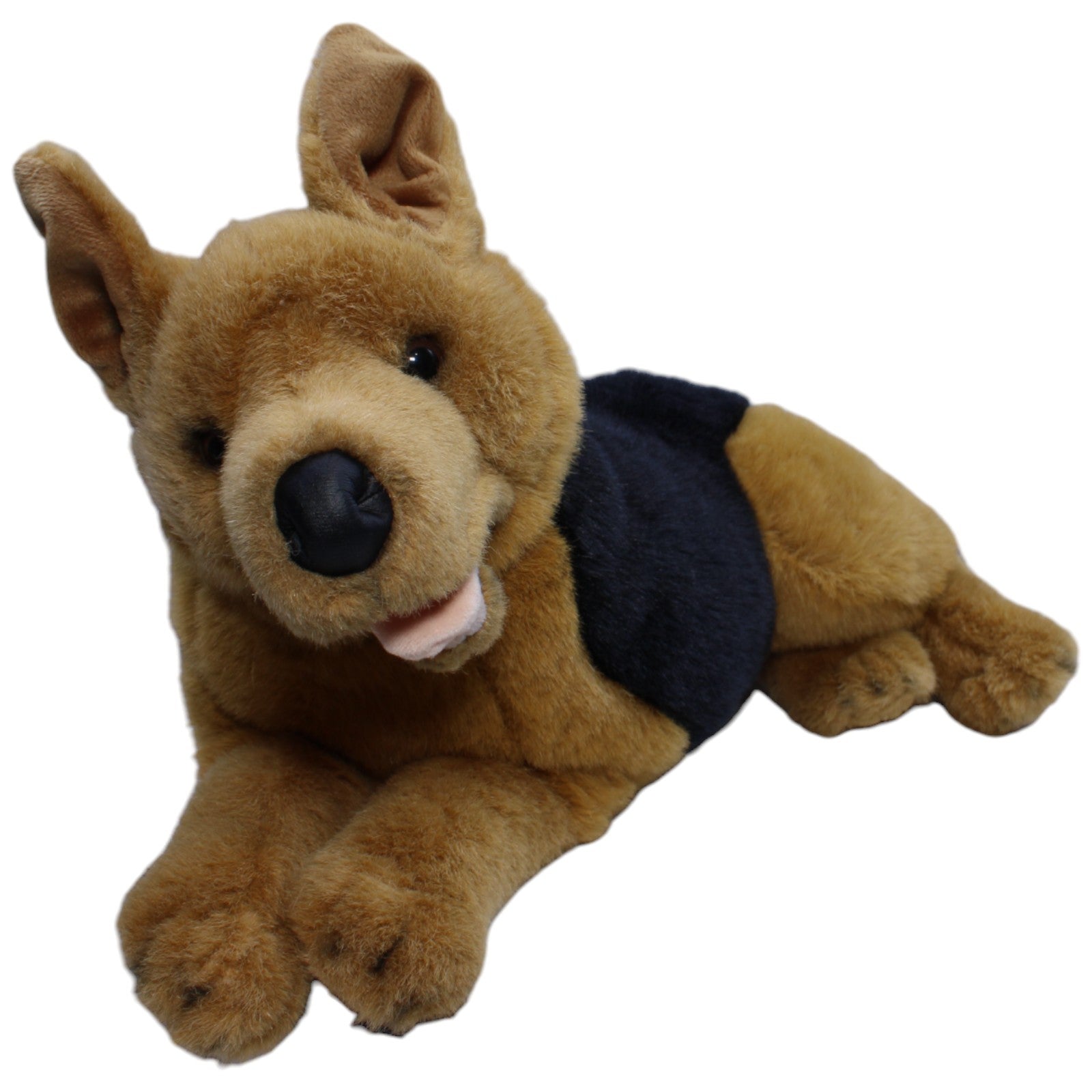 1239844 Kaiser + Kellermann XL Schäferhund, liegend Kuscheltier Kumpel Leo Gebraucht Hund