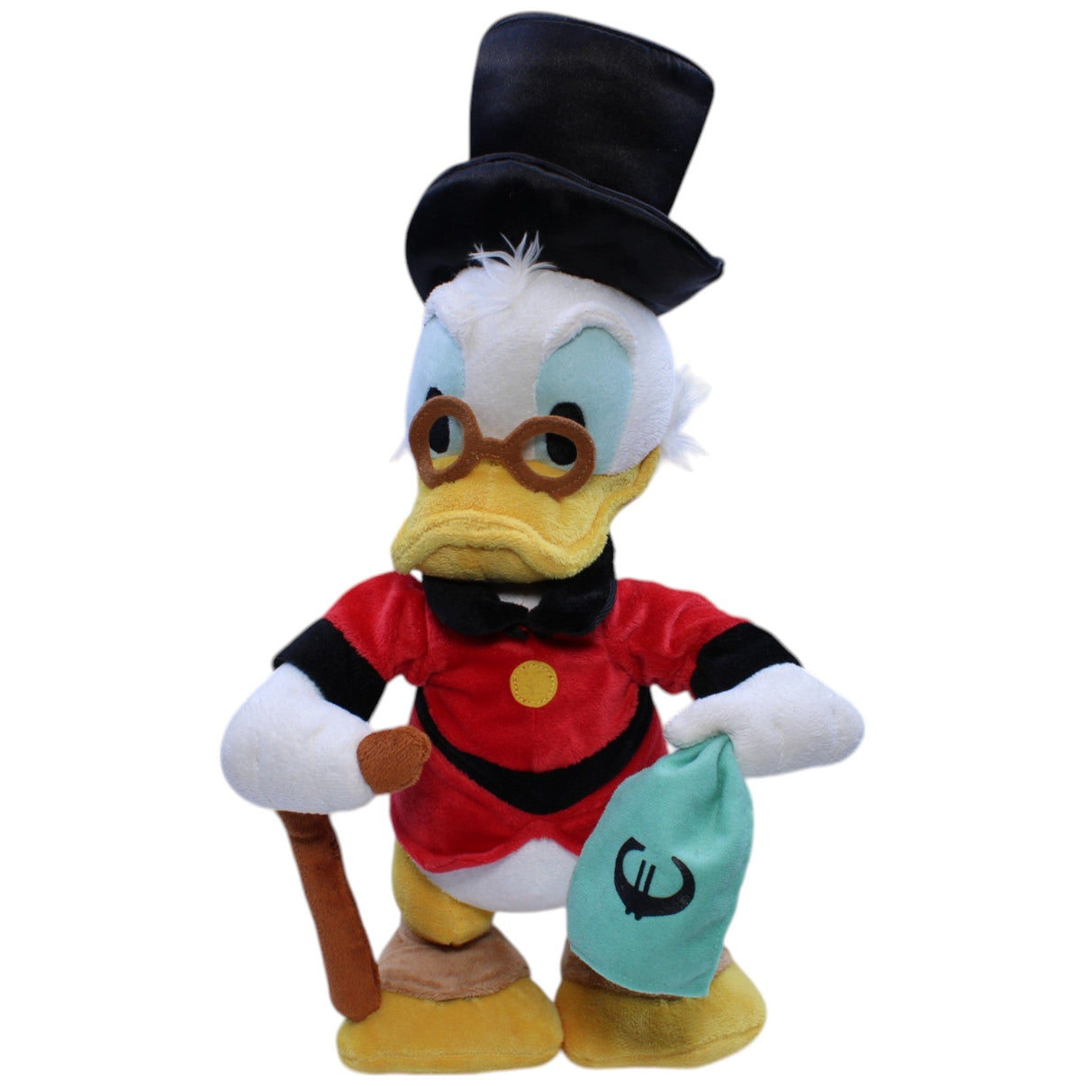 1239853 Disney Disneyland Resort Paris, XL Dagobert Duck Kuscheltier Kumpel Leo Disney Gebraucht Vintage