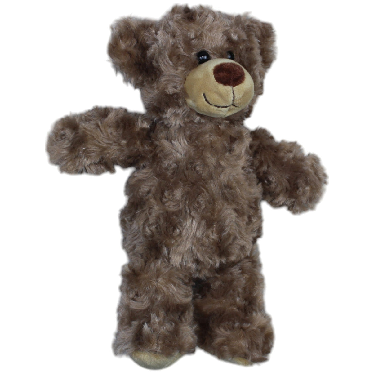 1239859 mbw Vertriebsges. mbH Minifeet, zotteliger brauner Teddybär Kuscheltier Kumpel Leo Bär Gebraucht Teddy