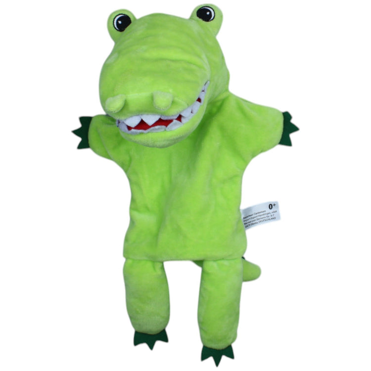 1239878 Carstensen Krokodil Handpuppe Kumpel Leo Gebraucht