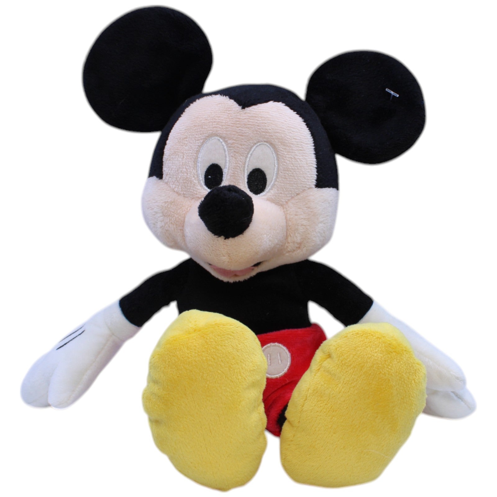 1239922 Disney Disneyland Paris, große sitzende Micky Maus Kuscheltier Kumpel Leo Disney Gebraucht Vintage