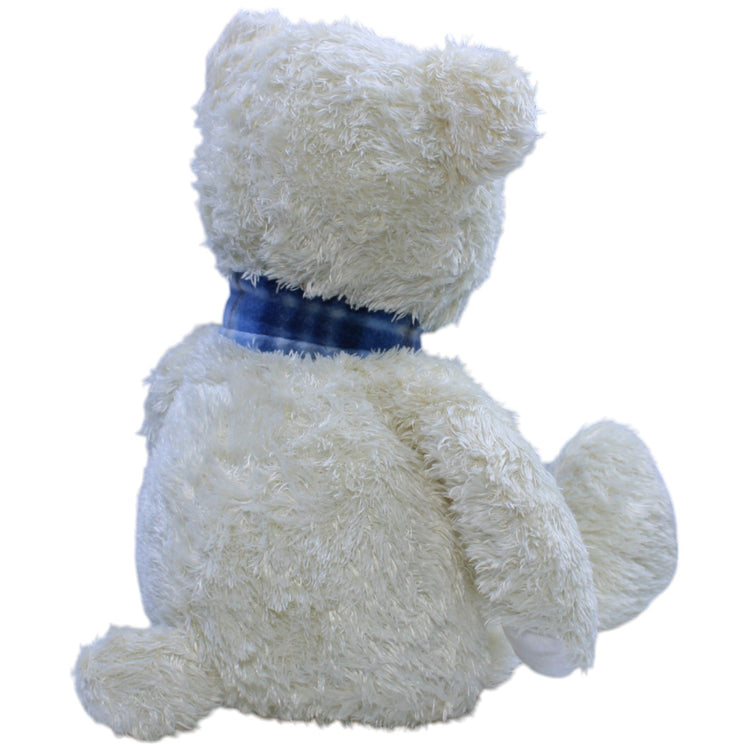 1239930 Bambia XL Eisbär mit blauem Schal Kuscheltier Kumpel Leo Bär Gebraucht Teddy