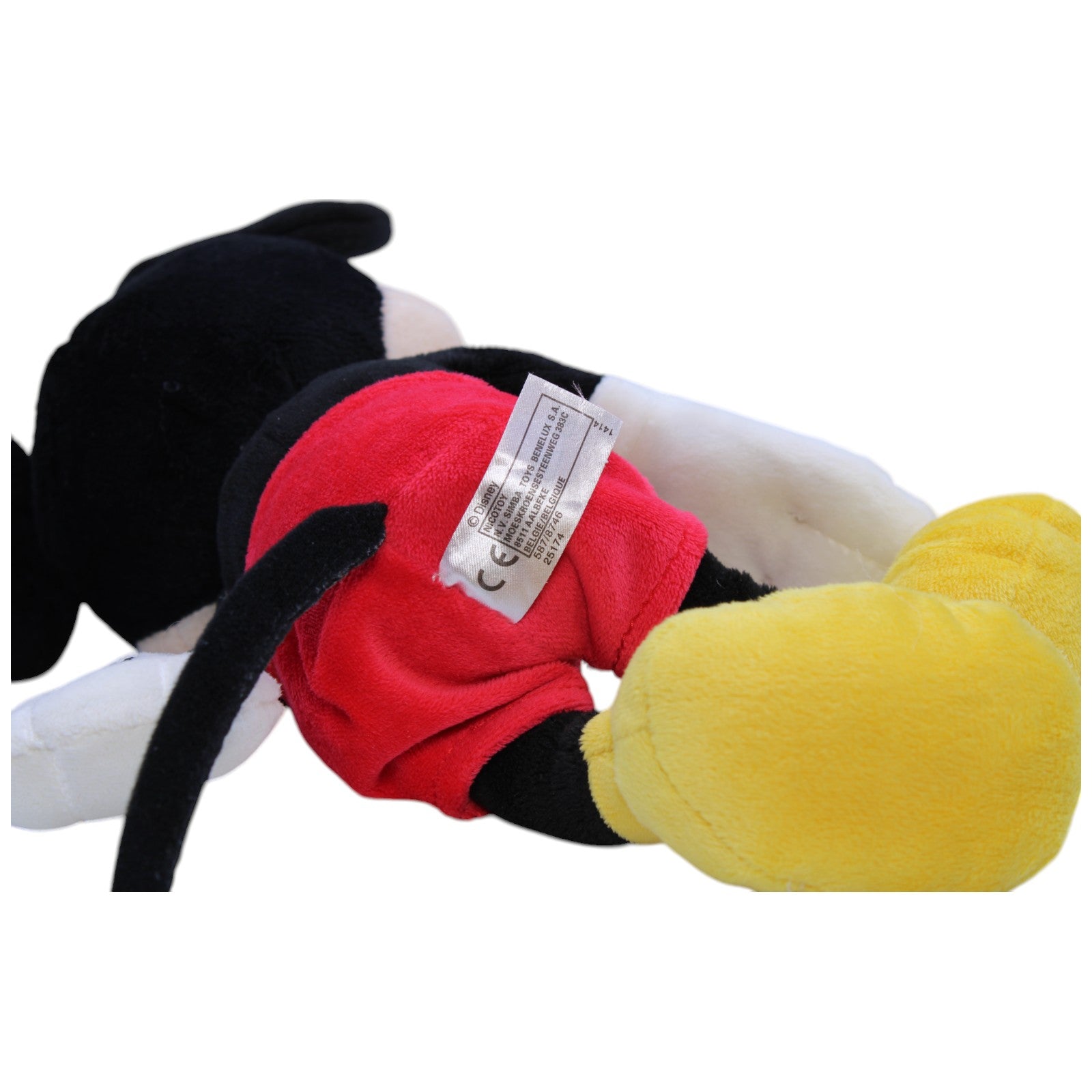 1239939 Nicotoy Micky Maus, sitzend Kuscheltier Kumpel Leo Disney Gebraucht Mickey Mouse