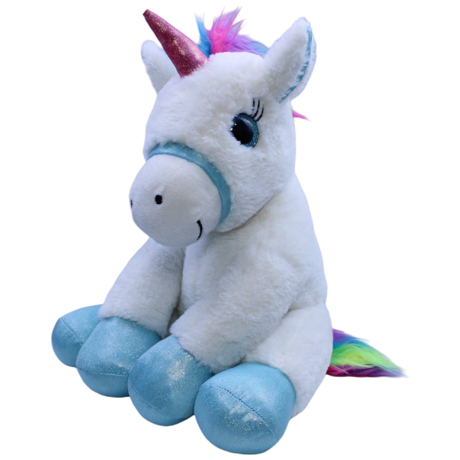 1239960 Nicotoy Großes schönes Einhorn Kuscheltier Kumpel Leo Gebraucht