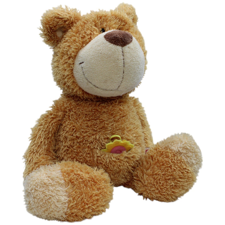 1239967 NICI Großer Bär mit Blume Kuscheltier Kumpel Leo Bär Gebraucht Teddy