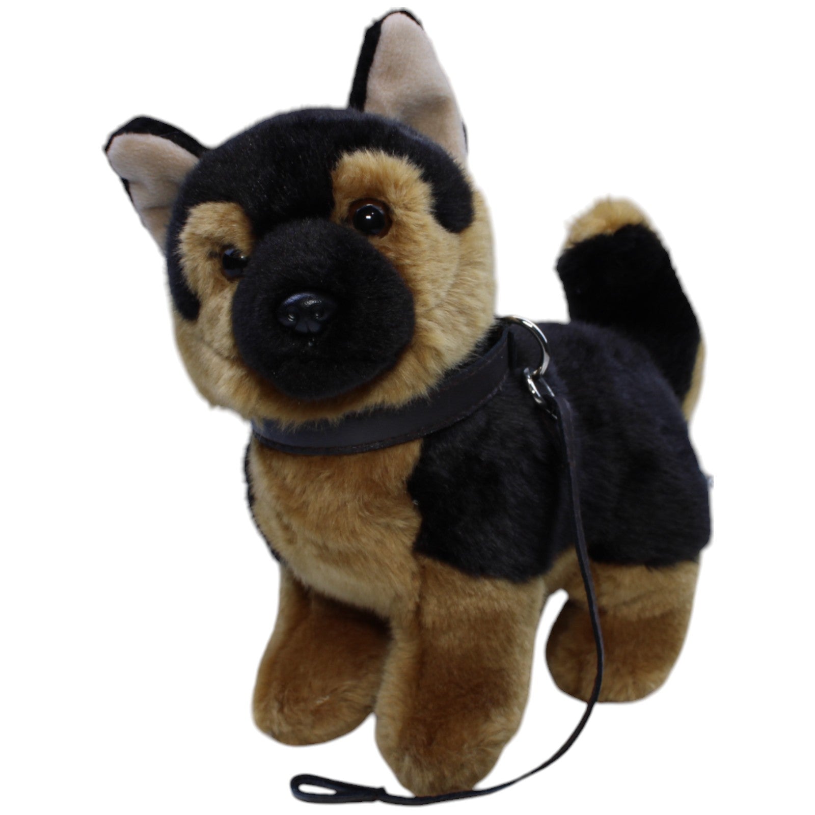 1239973 Uni - Toys Hund, Deutscher Schäferhund mit Leine Kuscheltier Kumpel Leo Gebraucht