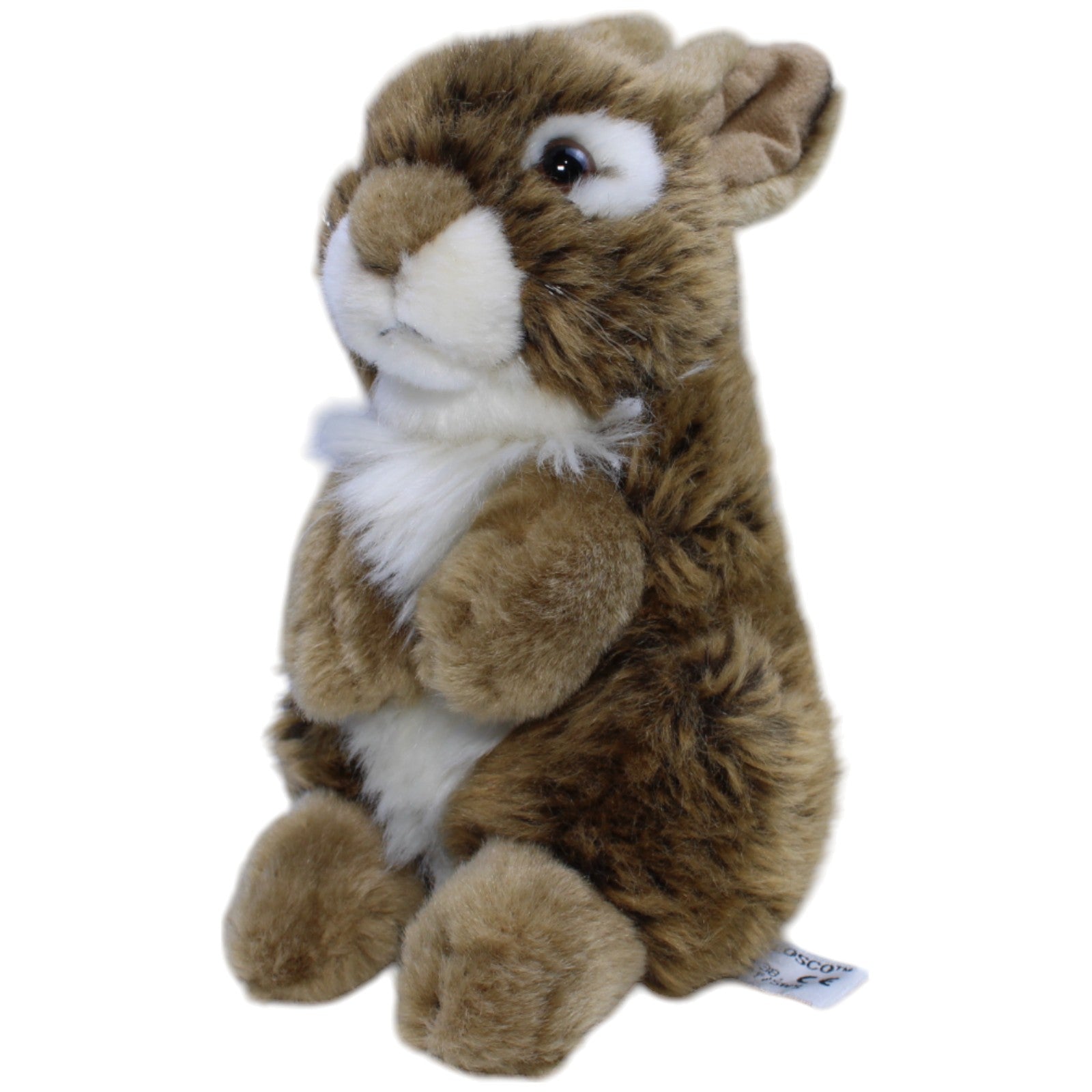 1239981 Uni - Toys Brauner Hase, stehend Kuscheltier Kumpel Leo Gebraucht