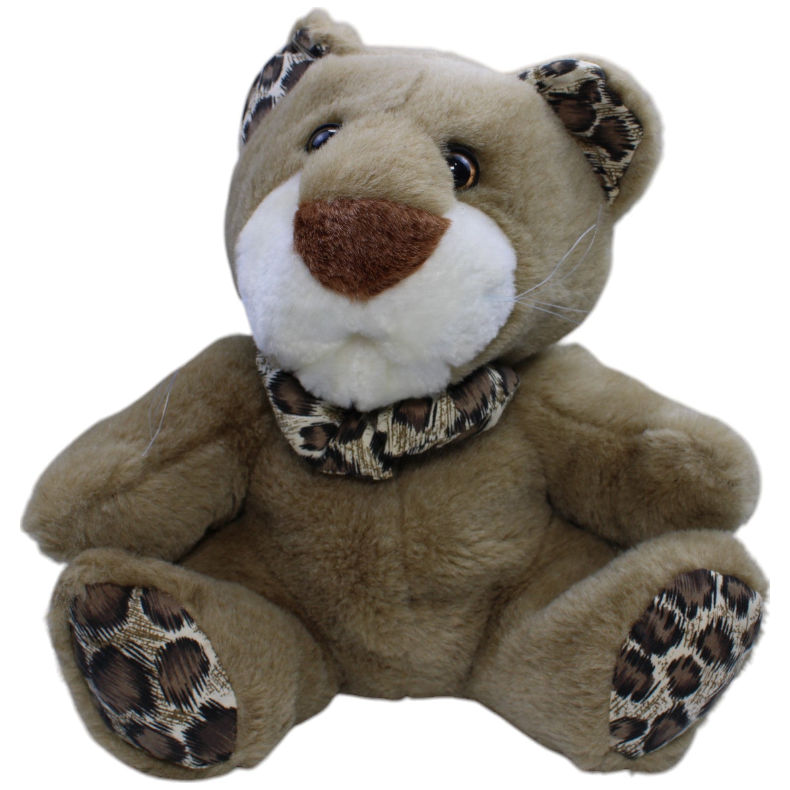 1239989 Cuddle Wit® Süßer sitzender Leopard mit Fliege Kuscheltier Kumpel Leo Gebraucht