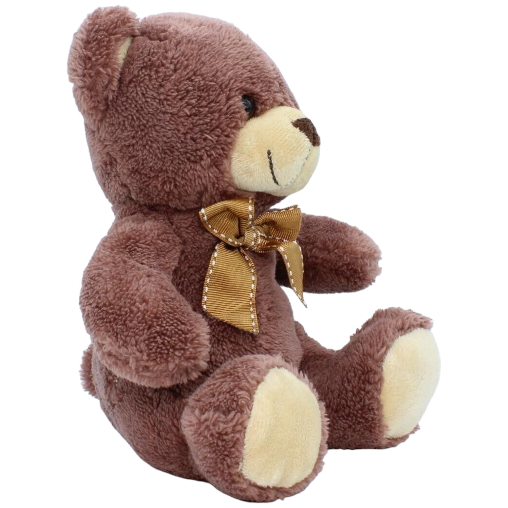 1156202 Heunec Teddybär mit Schleife, braun Kuscheltier Kumpel Leo neu