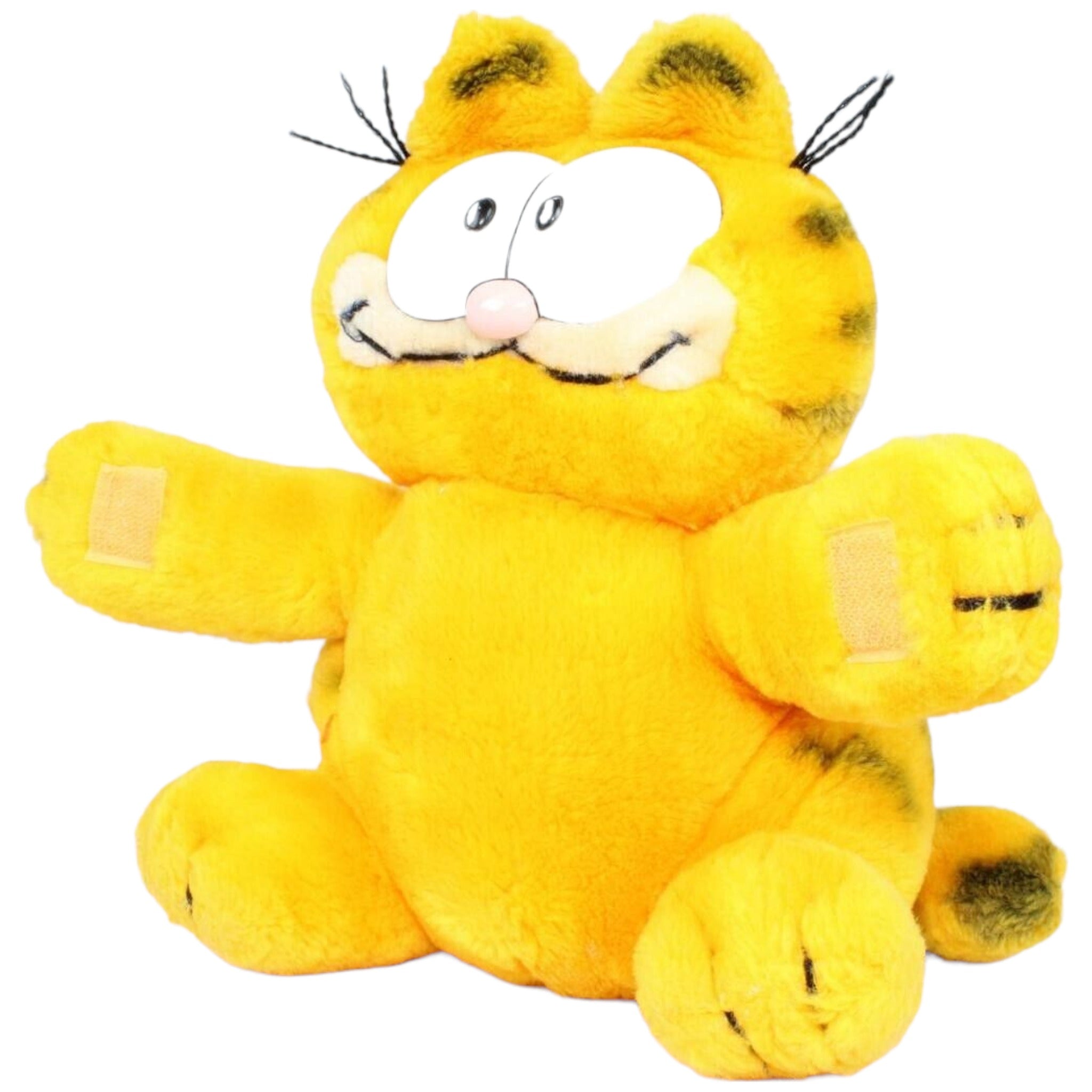 1156269 Unbekannt Garfield mit Klettverschluss an den Händen Kuscheltier Kumpel Leo Gebraucht Katze