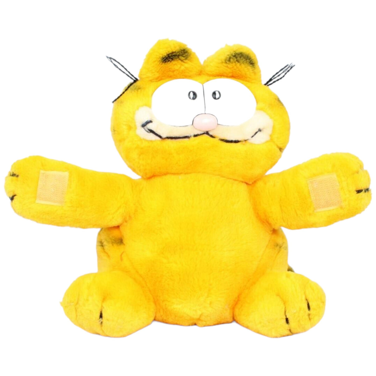 1156269 Unbekannt Garfield mit Klettverschluss an den Händen Kuscheltier Kumpel Leo Gebraucht Katze