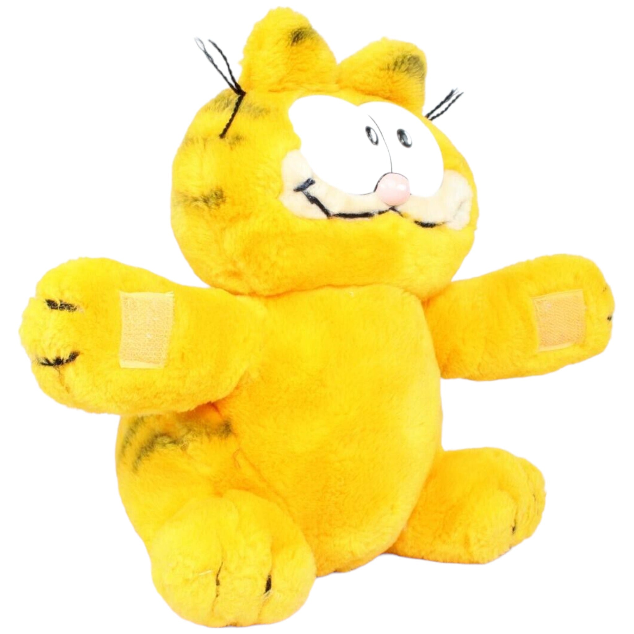 1156269 Unbekannt Garfield mit Klettverschluss an den Händen Kuscheltier Kumpel Leo Gebraucht Katze