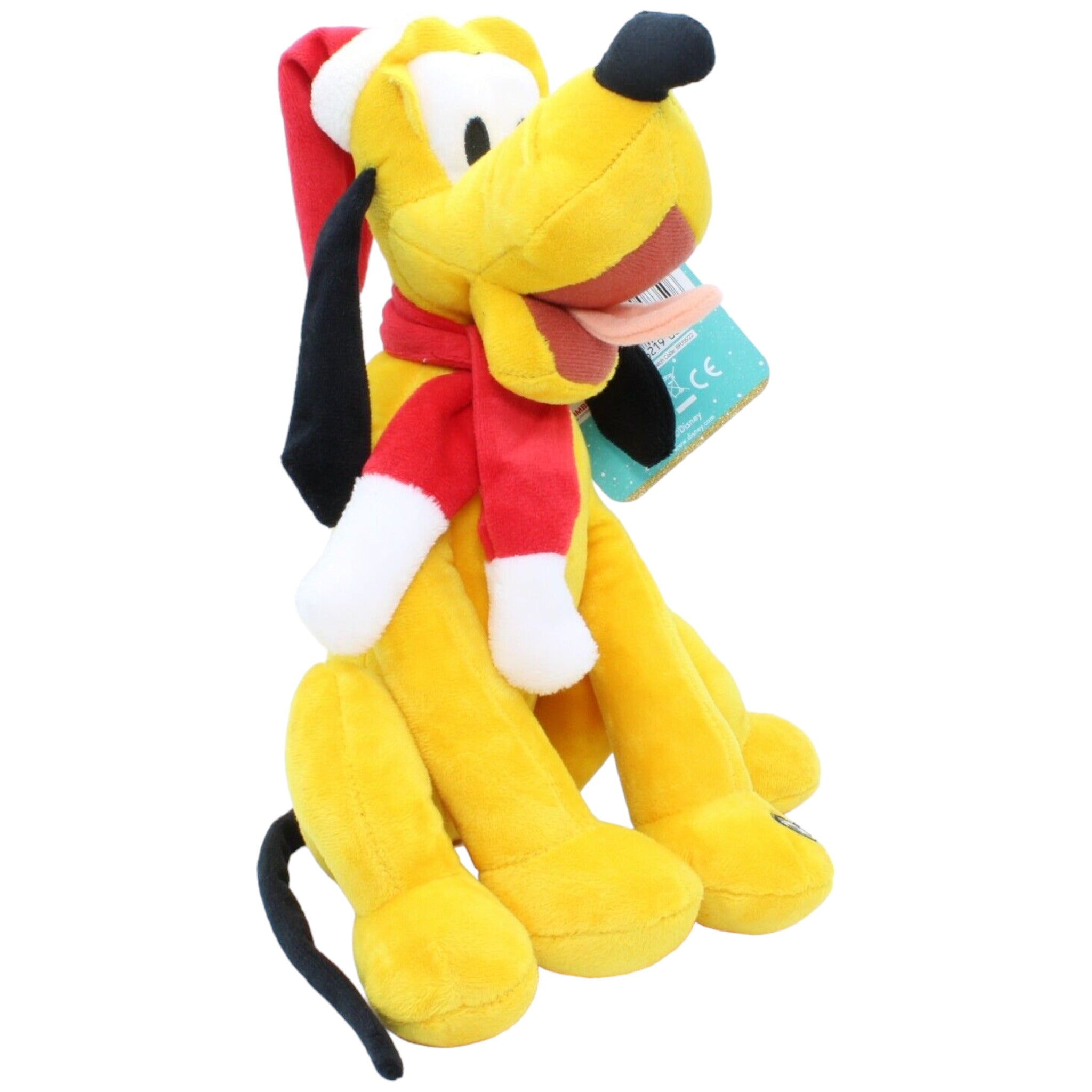 1230730 Sambro Disney Pluto mit Weihnachts-Sound Kuscheltier Kumpel Leo Hund neu