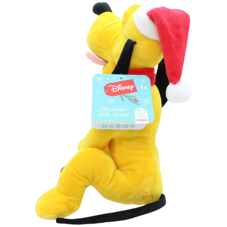 1230730 Sambro Disney Pluto mit Weihnachts-Sound Kuscheltier Kumpel Leo Hund neu