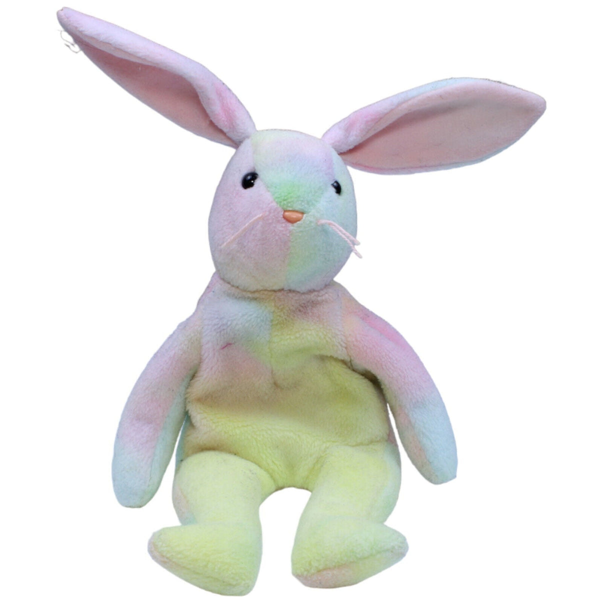 1231014 TY Vintage Regenbogen Hase, Hippie Kuscheltier Kumpel Leo Gebraucht
