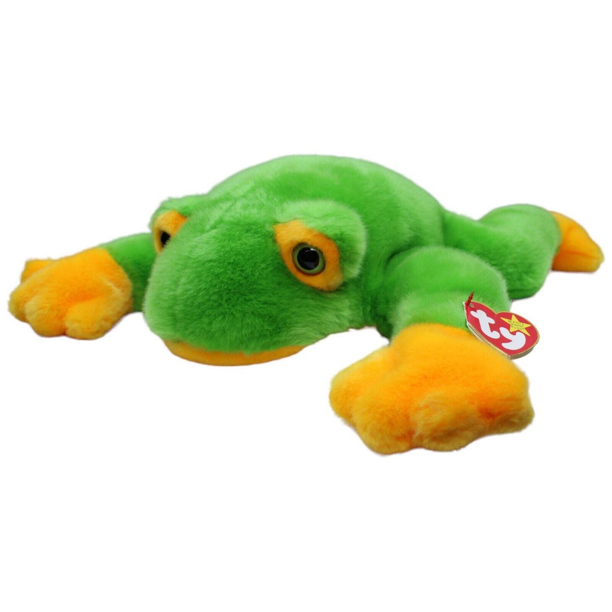 1231071 TY Vintage Beanie Baby, Smoochy Kuscheltier Kumpel Leo Frosch neu