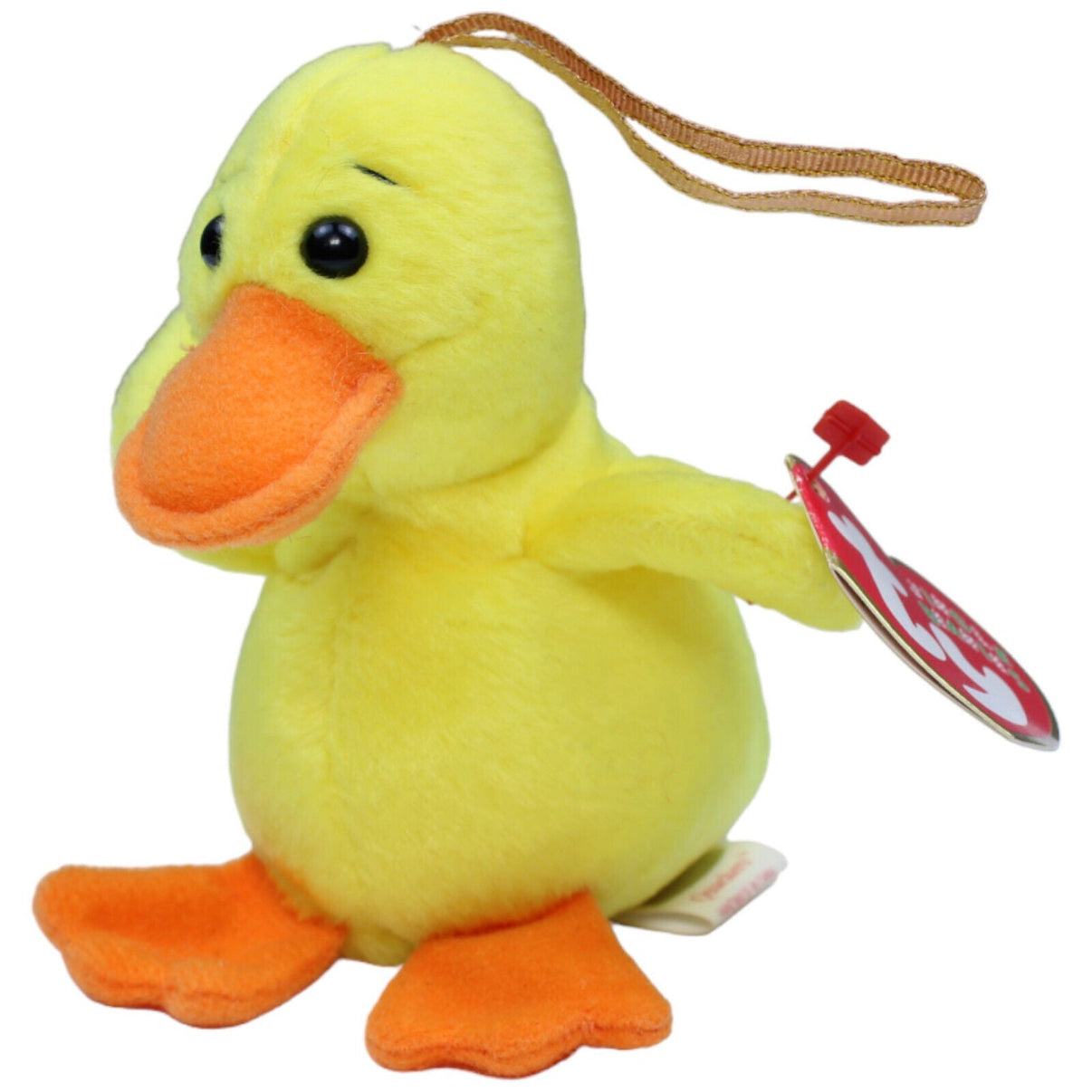 1231072 TY Vintage Jingle Beanies, Quackers Kuscheltier Kumpel Leo Ente neu
