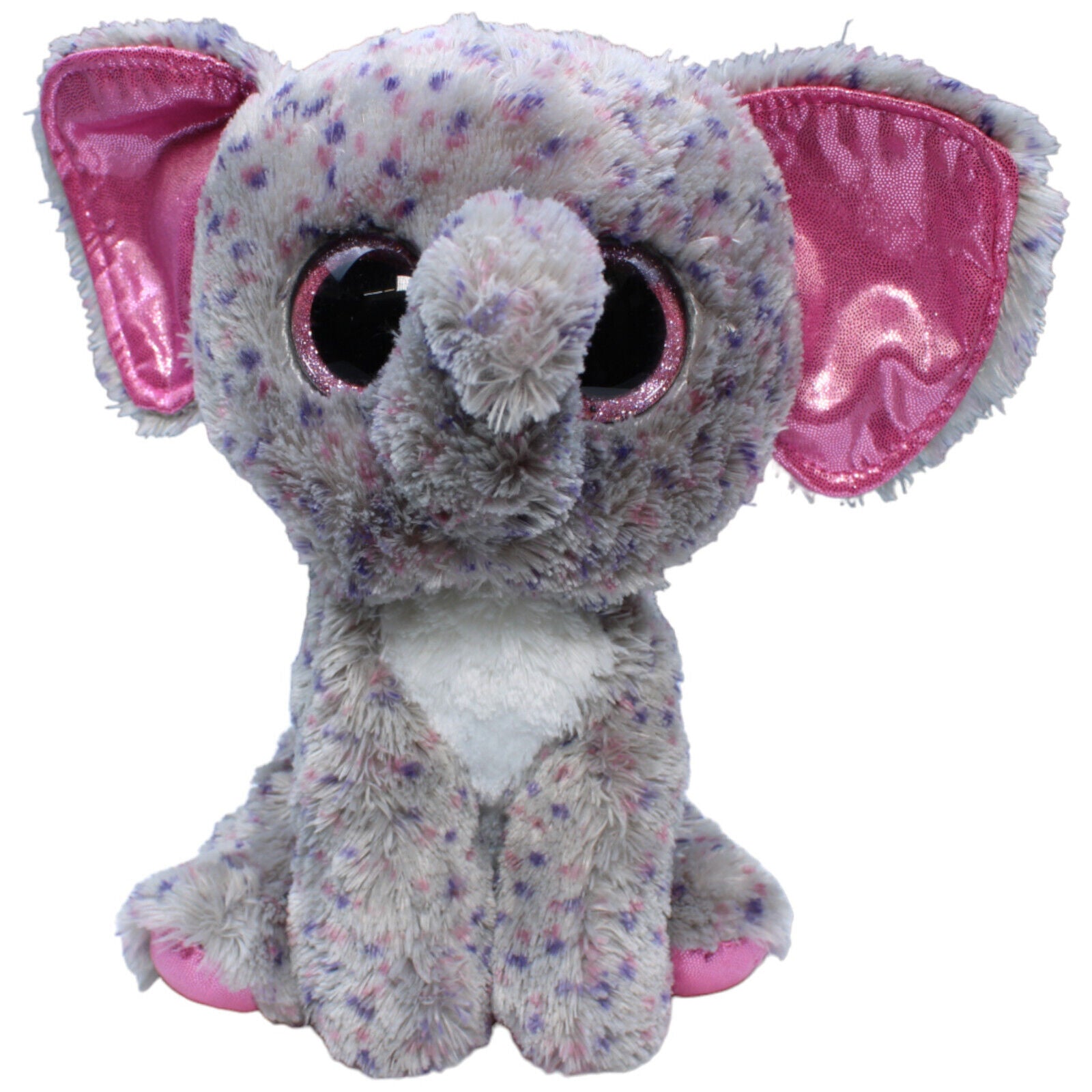 1231128 TY Elefant, Specks Kuscheltier Kumpel Leo Gebraucht Glubschi