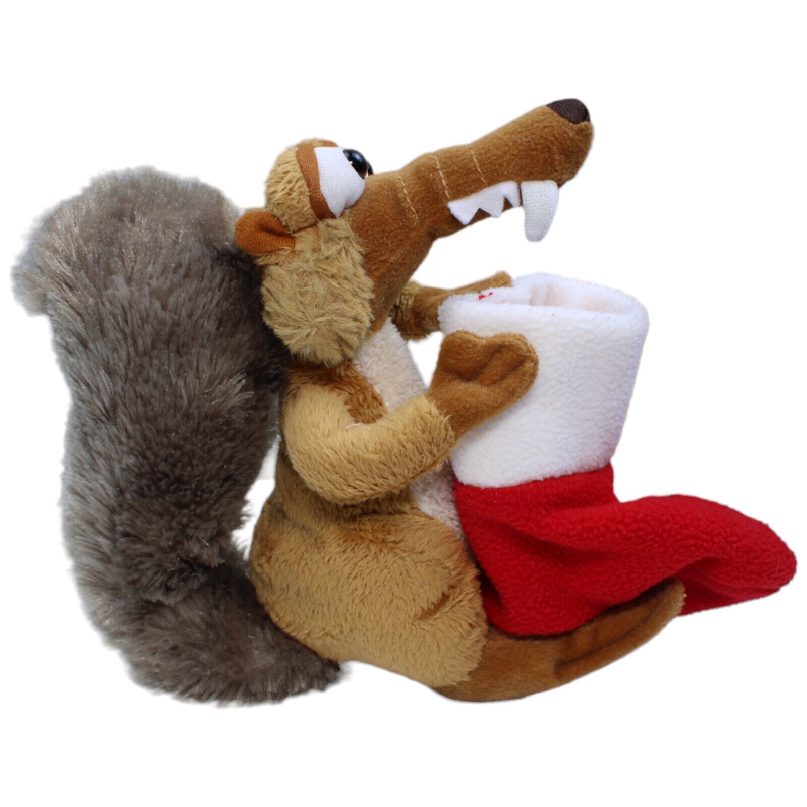 1231170 Ice Age Scrat mit Weihnachtsstrumpf aus Ice Age Kuscheltier Kumpel Leo Gebraucht Säbelzahn-Eichhörnchen