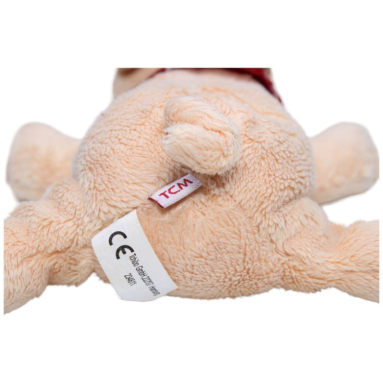 1231178 TCM Quietschendes Schwein, rosa Kuscheltier Kumpel Leo Gebraucht