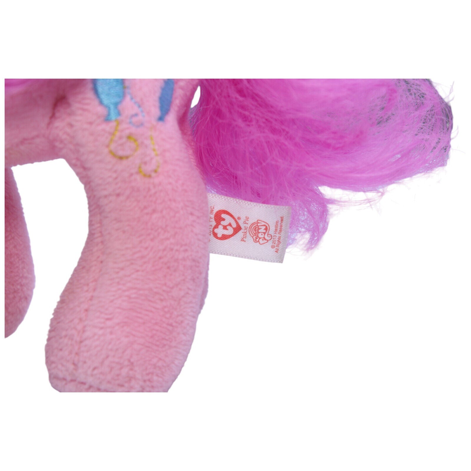 1231216 TY Pinkie Pie aus My little Pony Plüschfigur Kumpel Leo Gebraucht