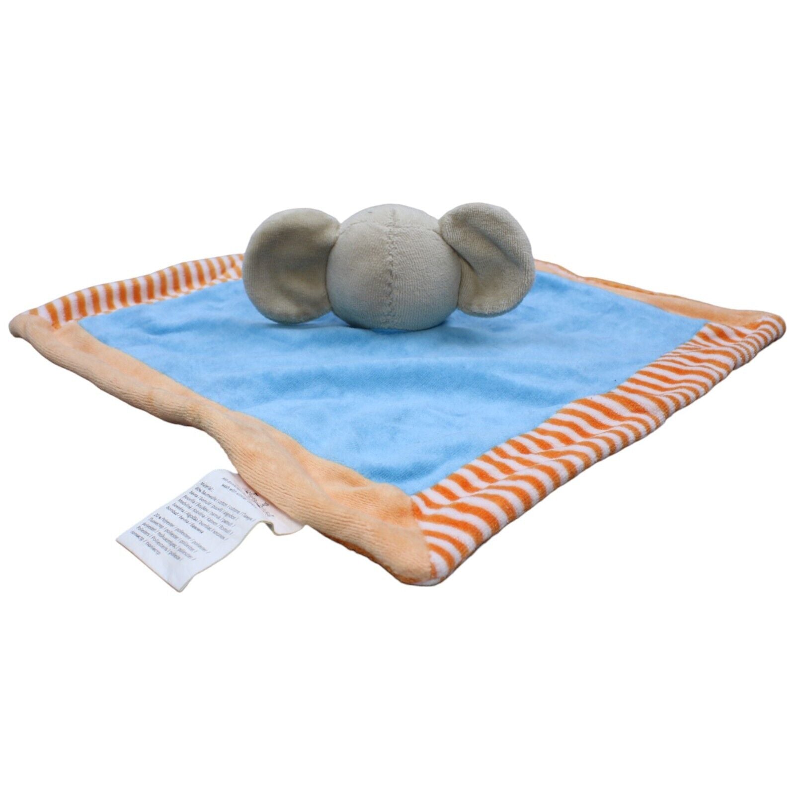 1231263 Playshoes Schmusetuch, Elefant orange-blau Schmusetuch Kumpel Leo Gebraucht Knuddeltuch Kuscheltuch