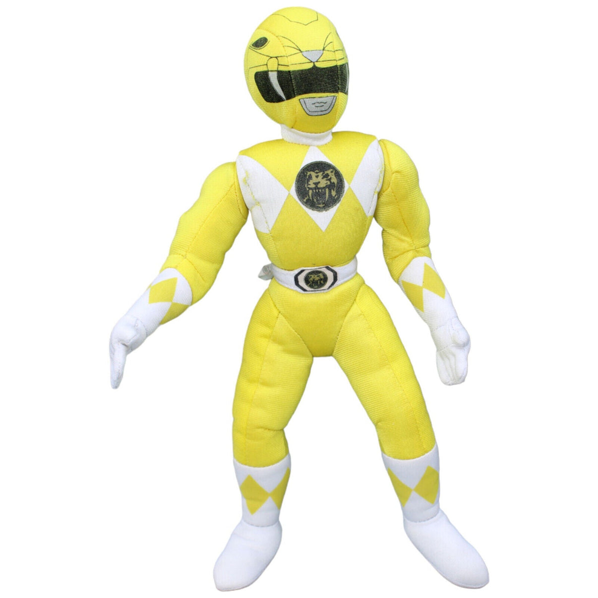 1231337 Unbekannt Vintage Power Ranger Trini Kwan, gelb Plüschfigur Kumpel Leo Gebraucht
