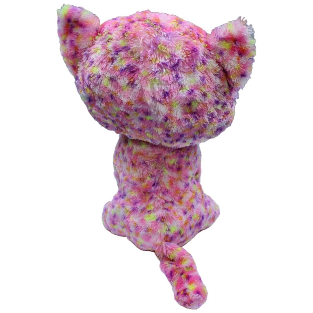 1231341 TY Katze Sophie, bunt Kuscheltier Kumpel Leo Gebraucht Glubschi