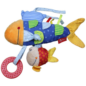 1231355 Sigikid Activity-Kuscheltier, Fisch mit Vibration bunt Activity-Kuscheltier Kumpel Leo Gebraucht