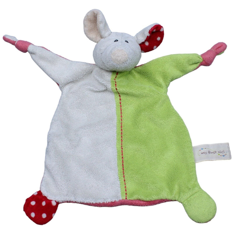 1231369 NICI My fist NICI Schmusetuch, Maus bunt Schmusetuch Kumpel Leo Gebraucht Knuddeltuch Kuscheltuch