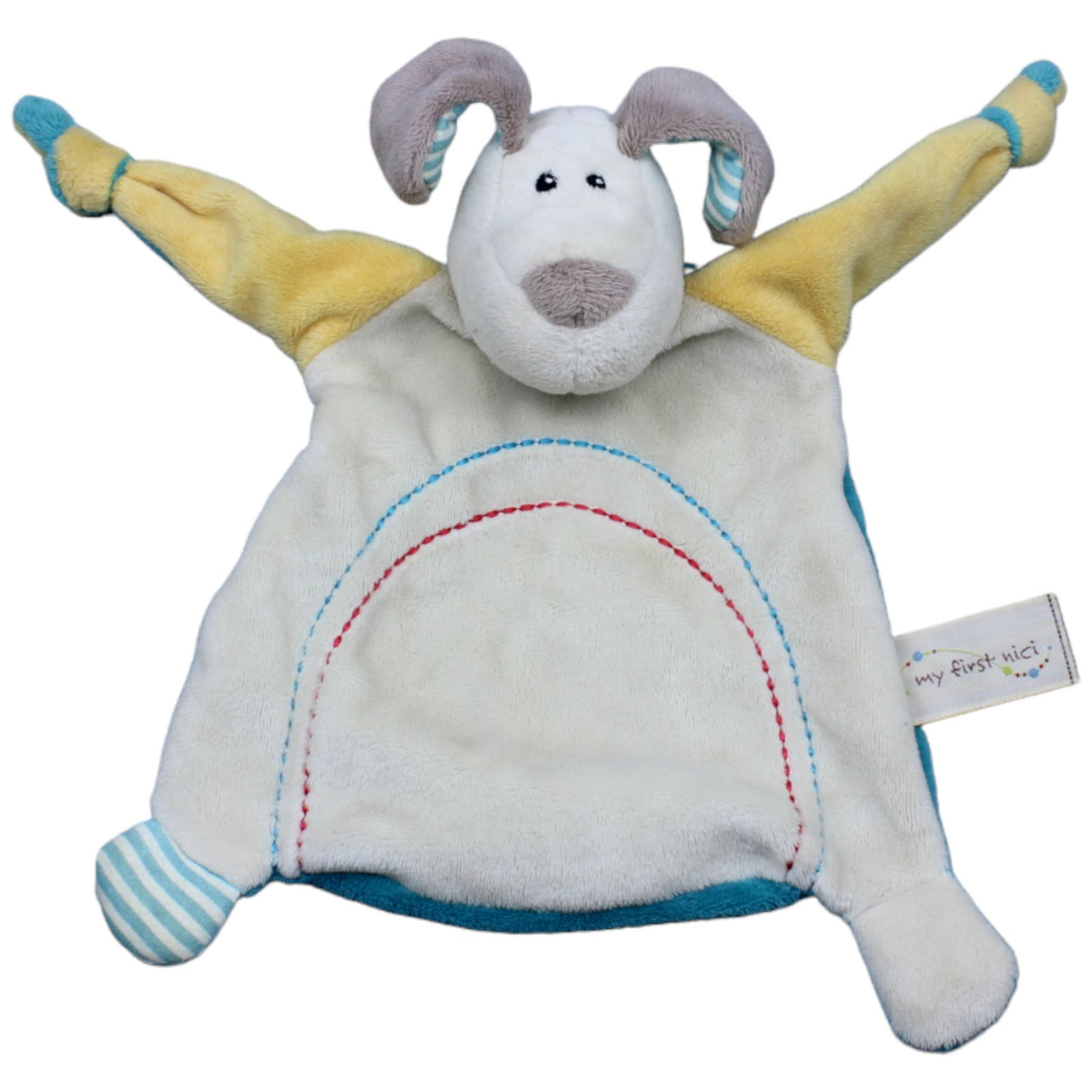 1231400 NICI My first NICI Schmusetuch, Hund beige Schmusetuch Kumpel Leo Gebraucht Knuddeltuch Kuscheltuch