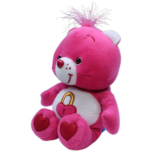 1231428 Care Bears Geheimnisbärchi aus Die Glücksbärchis, pink Kuscheltier Kumpel Leo Gebraucht