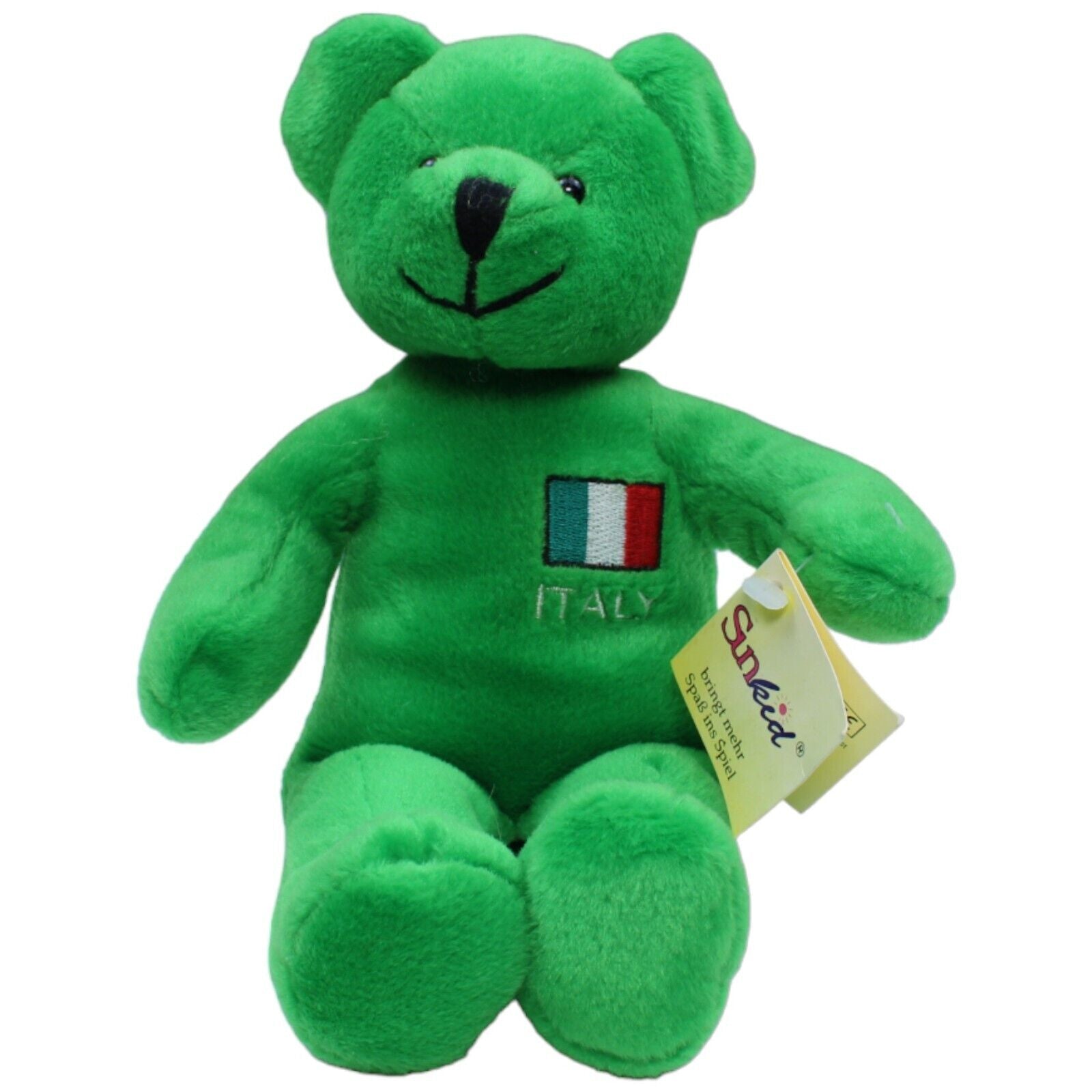 1231435 Sunkid Teddybär grün, ITALY Kuscheltier Kumpel Leo neu