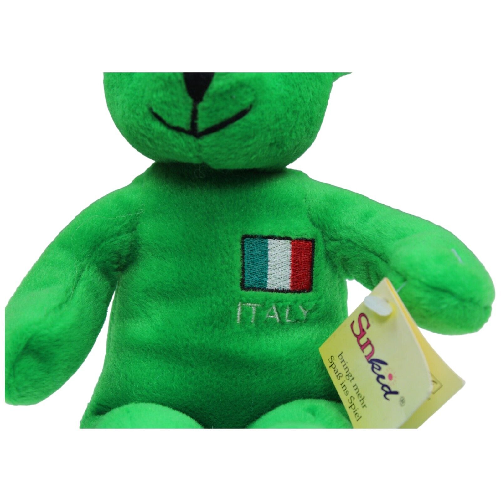 1231435 Sunkid Teddybär grün, ITALY Kuscheltier Kumpel Leo neu