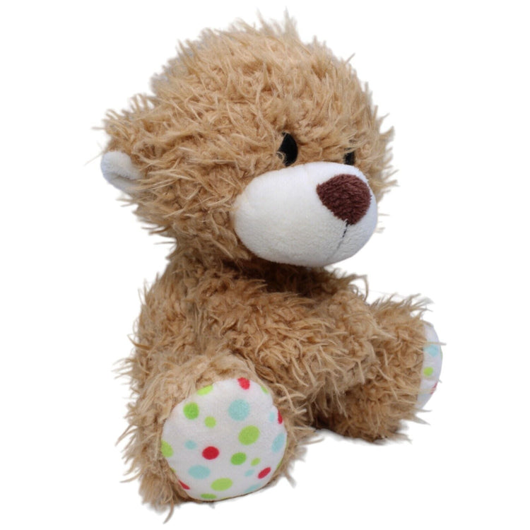 1231436 NICI Teddybär mit gepunkteten Füßen, braun Kuscheltier Kumpel Leo Gebraucht