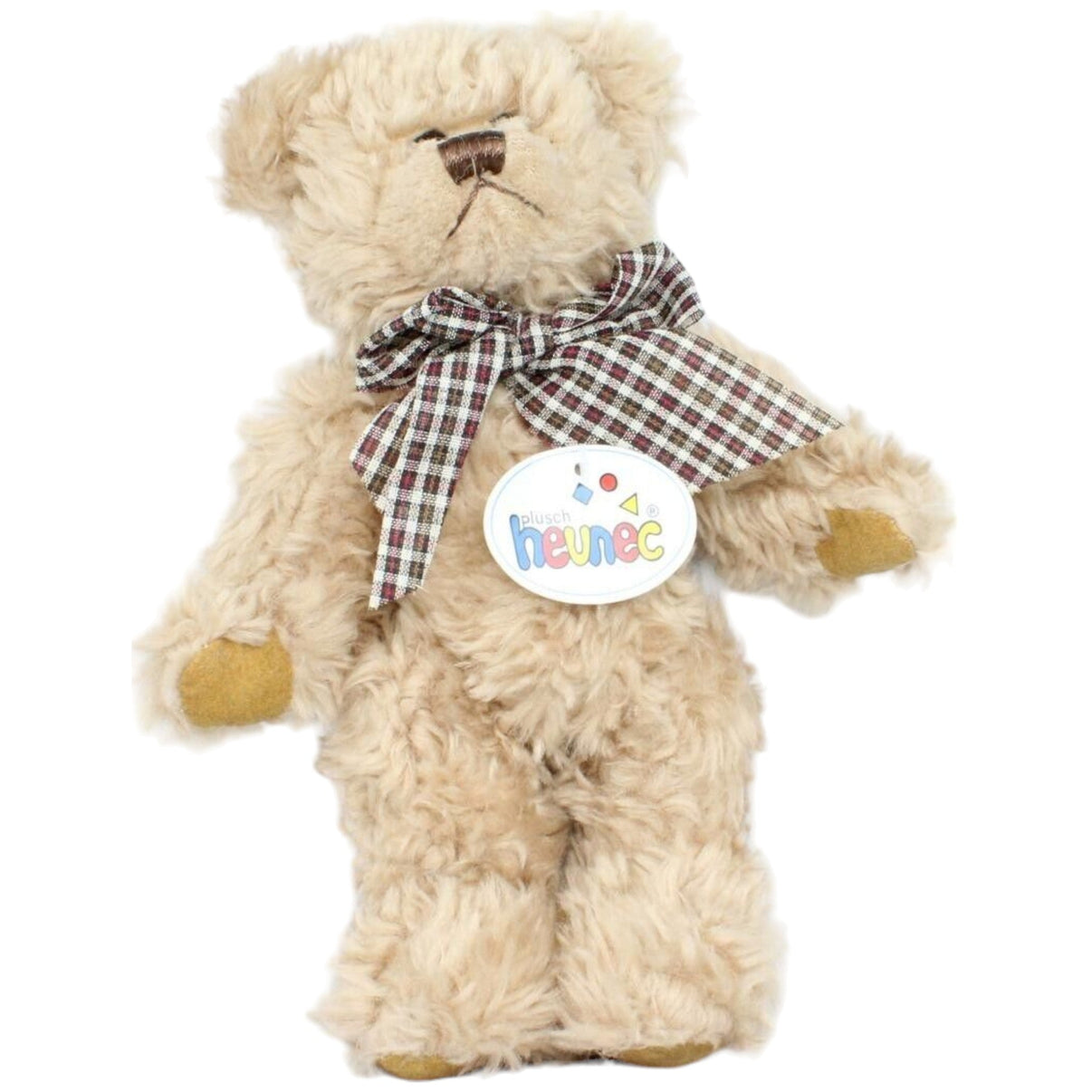 123147 Heunec Teddybär mit Schleife, beweglich Kuscheltier Kumpel Leo Gebraucht