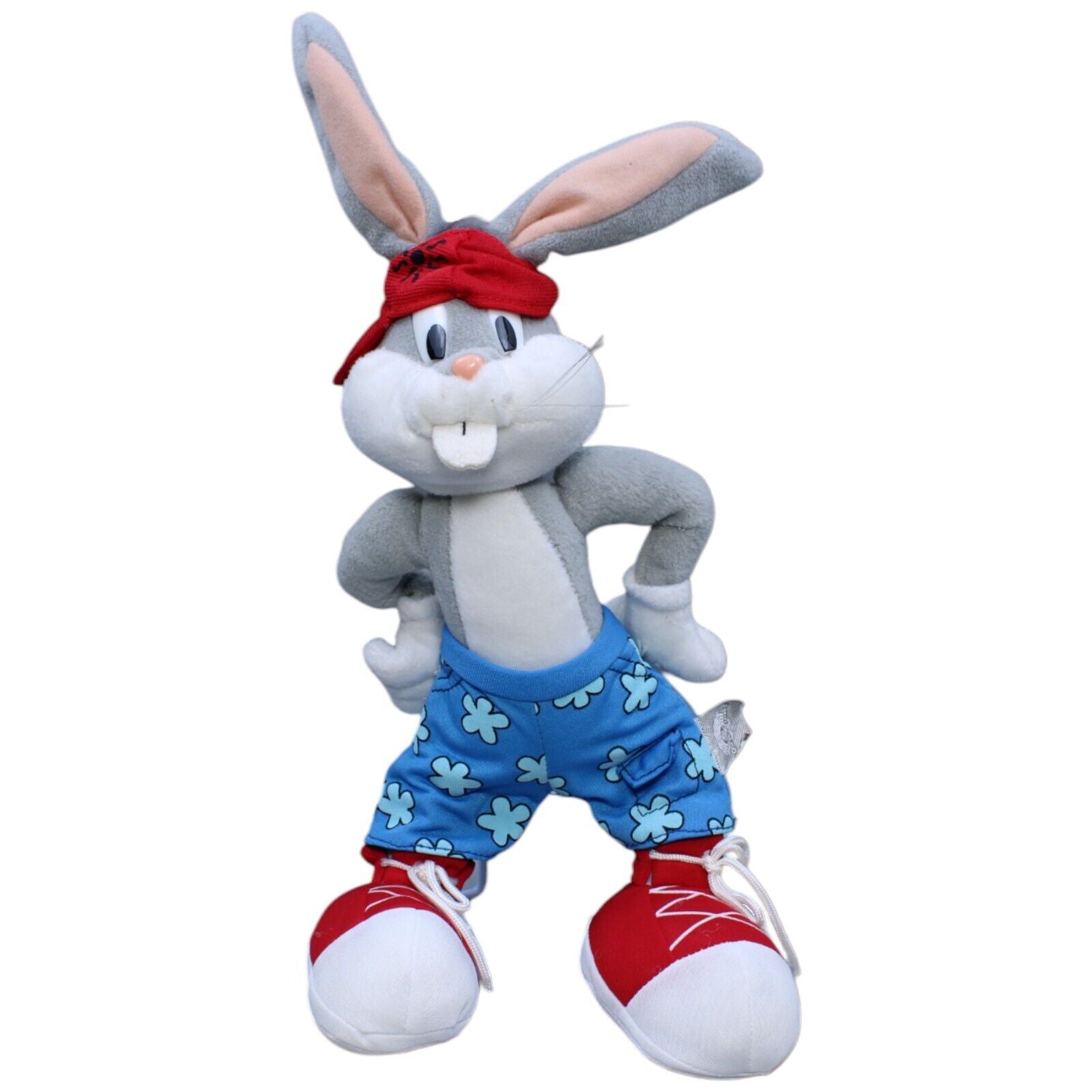 1231470 Play by Play Looney Tunes, Bugs Bunny mit Cap, Hose & Schuhen Kuscheltier Kumpel Leo Gebraucht Hase