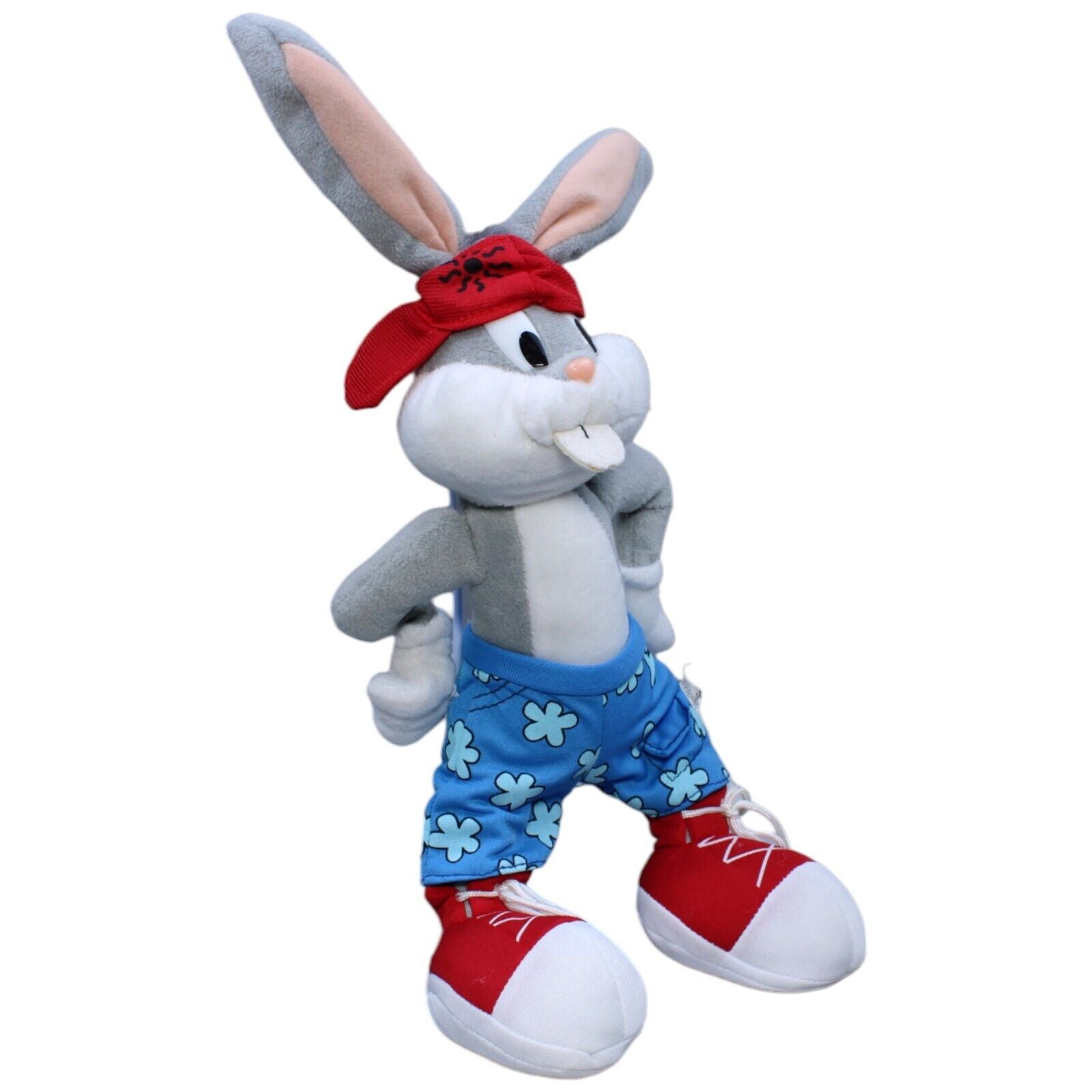 1231470 Play by Play Looney Tunes, Bugs Bunny mit Cap, Hose & Schuhen Kuscheltier Kumpel Leo Gebraucht Hase