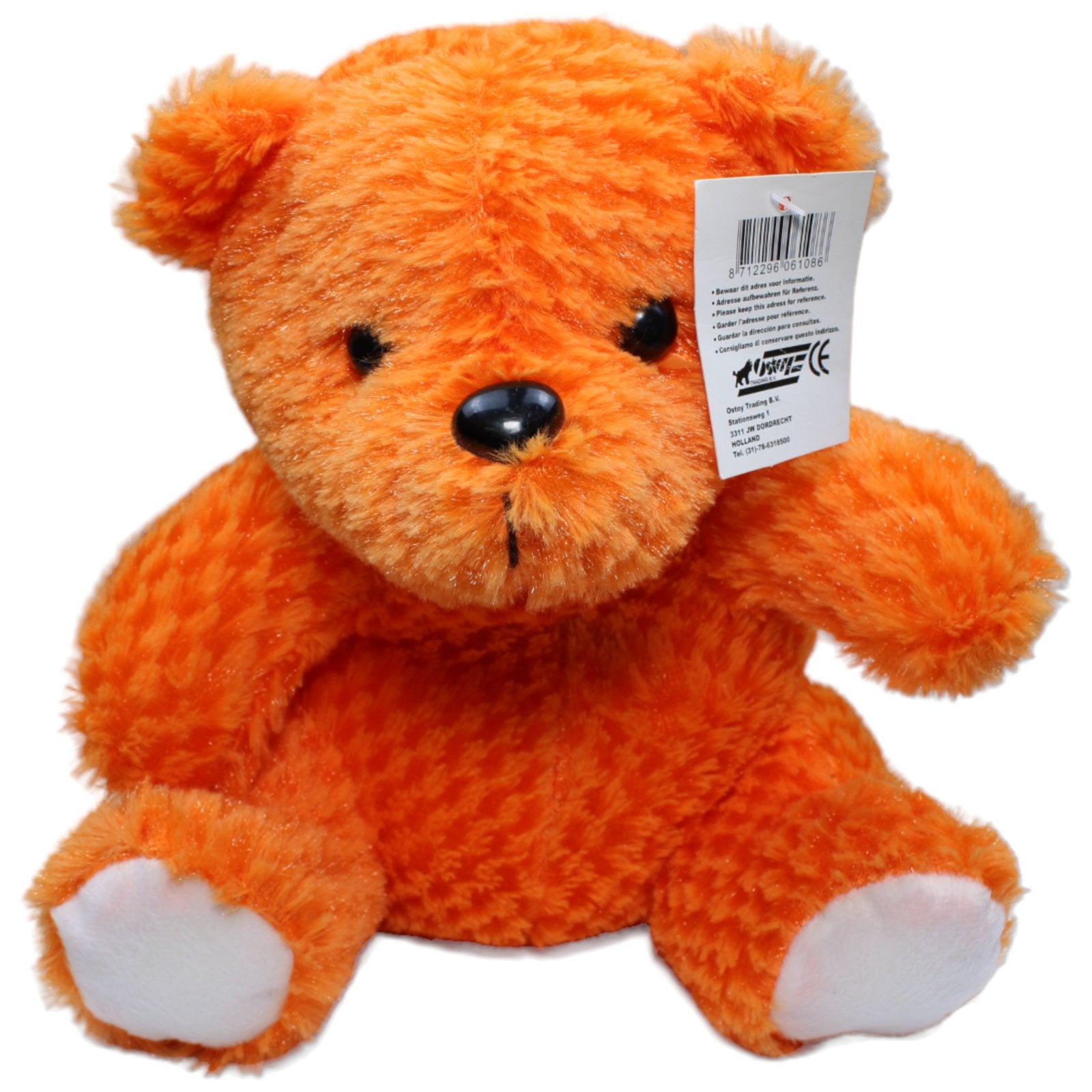 1231494 Ostoy Teddybär, orange Kuscheltier Kumpel Leo Gebraucht