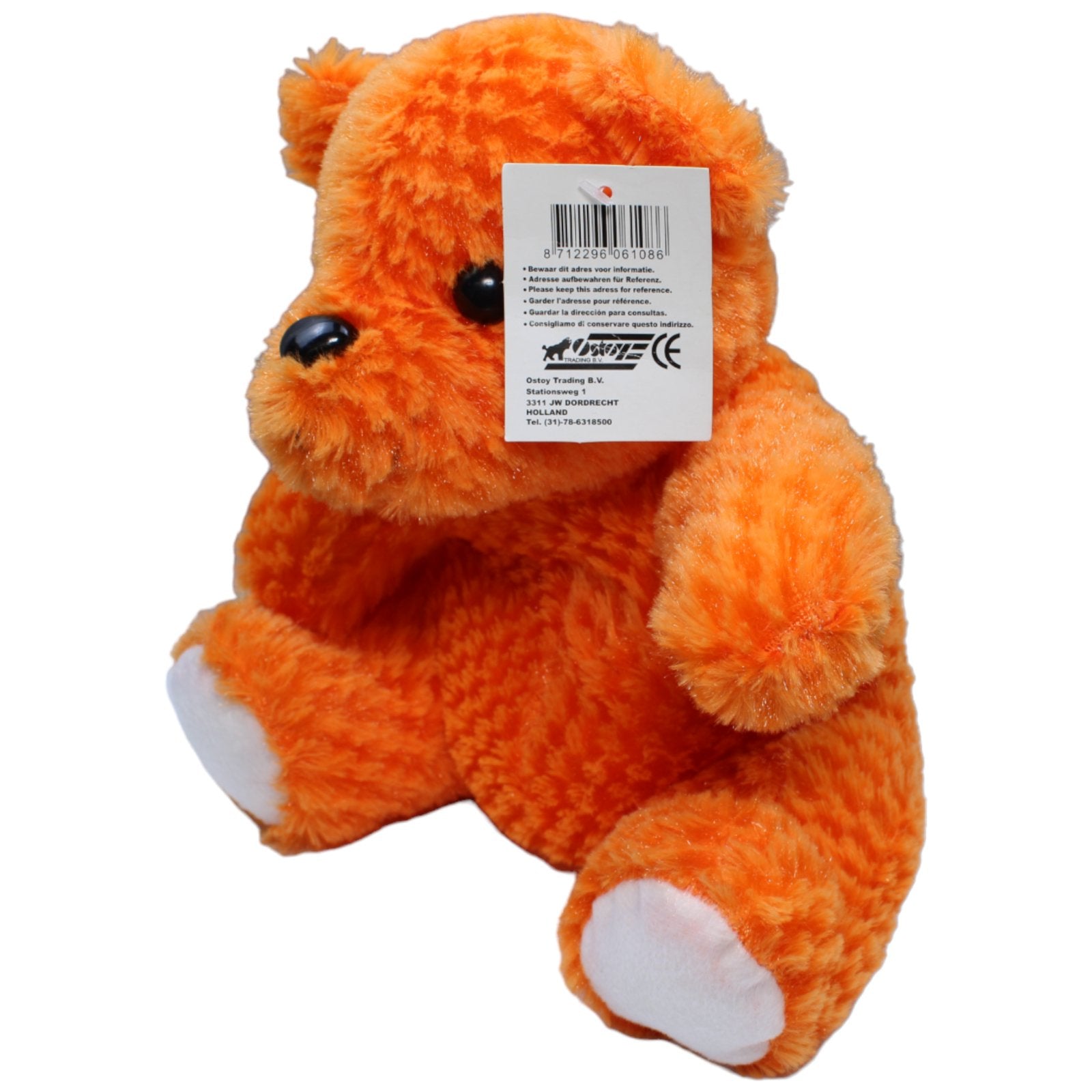 1231494 Ostoy Teddybär, orange Kuscheltier Kumpel Leo Gebraucht