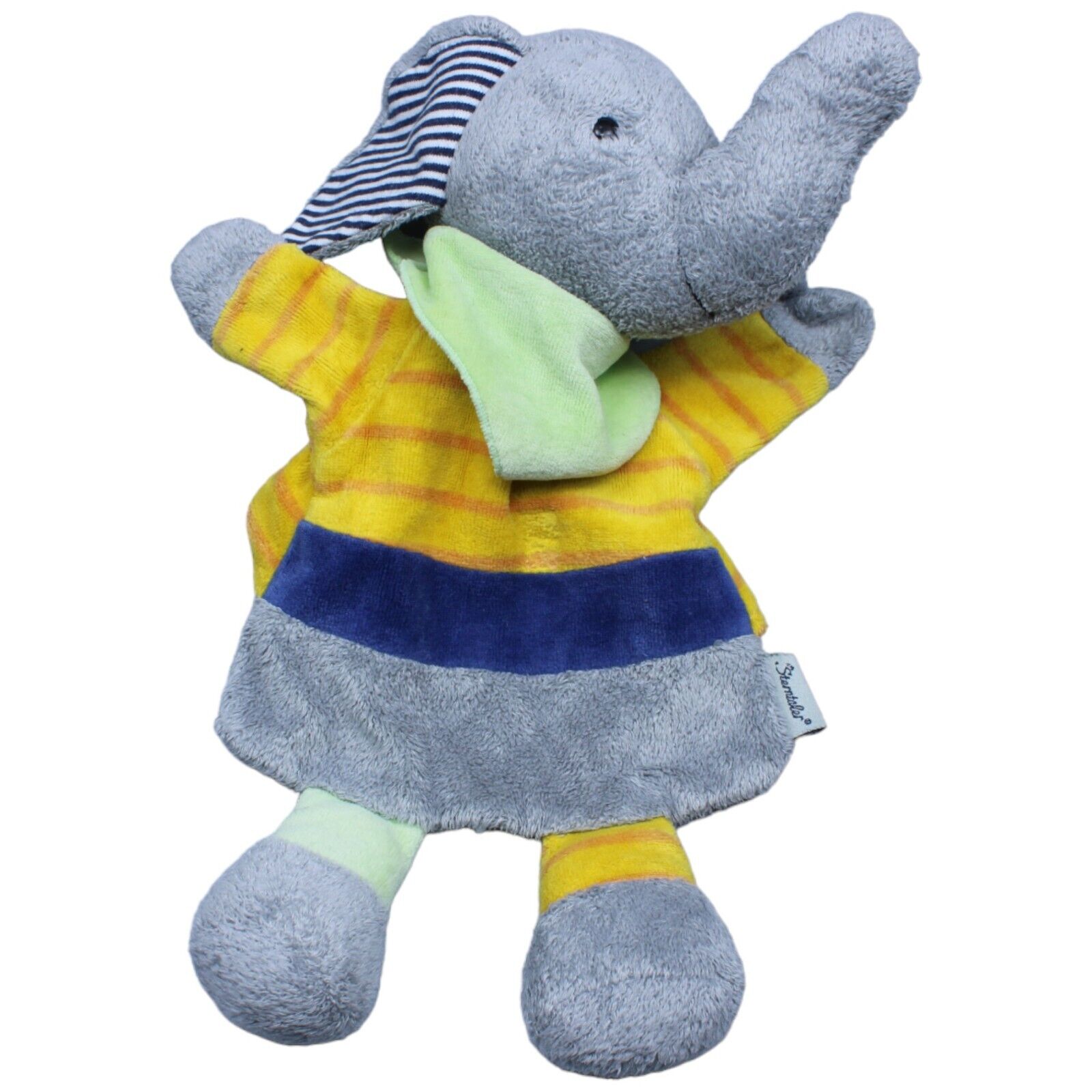 1231518 Sterntaler Handpuppe, Elefant Erwin bunt Handpuppe Kumpel Leo Gebraucht