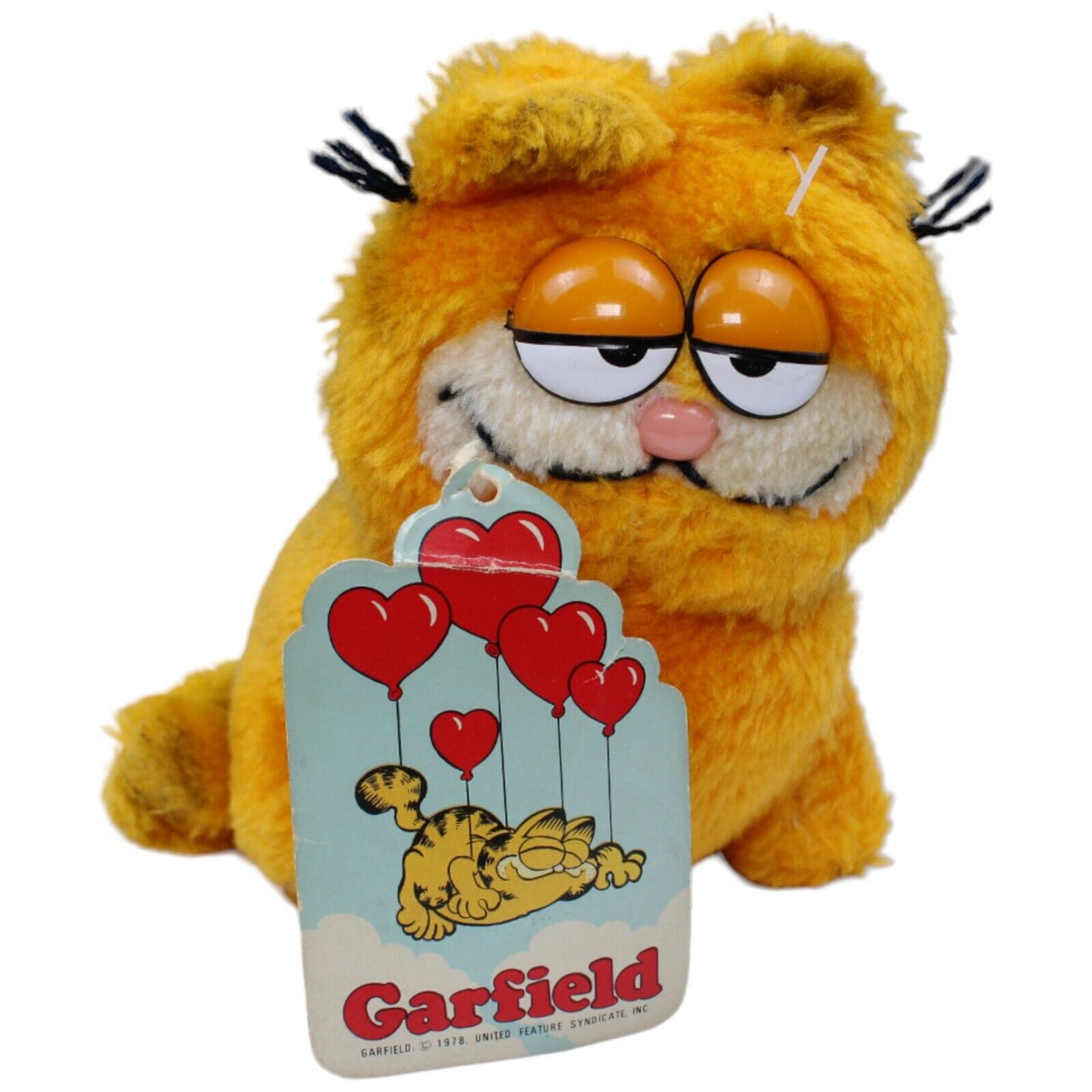 1231560 DAKIN Vintage Garfield mit Etikett Kuscheltier Kumpel Leo Gebraucht